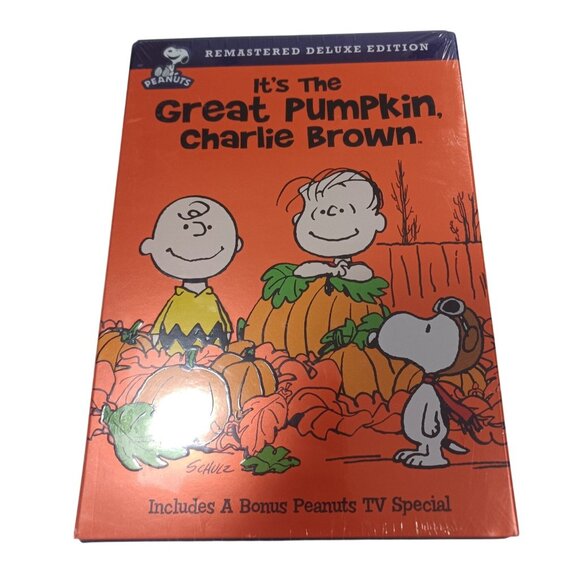 NEW! Its The Great Pumpkin Charlie Brown Remastered Deluxe Bonus Edition DVD - Picture 1 of 6